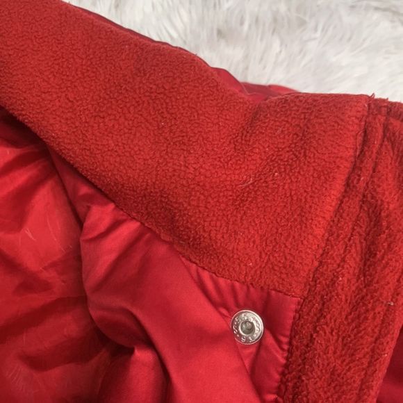 Eddie Bauer | Women’s Down Long Quilted Puffer Jacket Coat Red - Picture 10 of 16